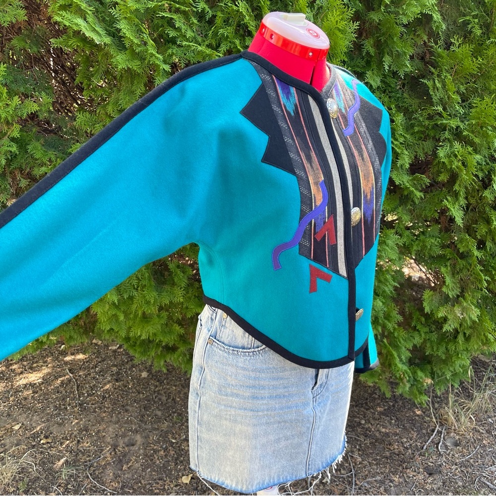 Vintage Southwestern Bolero Jacket - Picture 2 of 14
